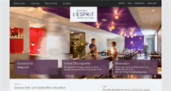 Desktop Screenshot of lesprit.ch